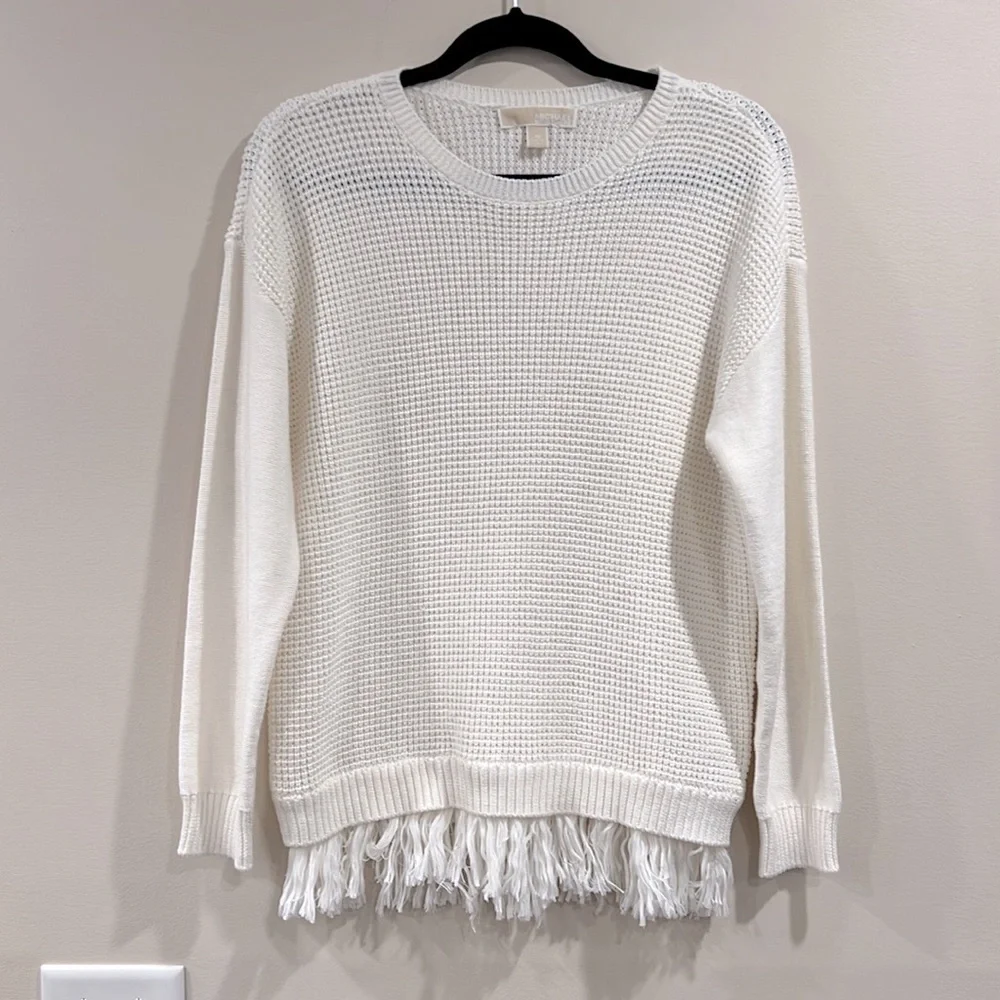 🔥NWOT Michael Kors White Knitted Sweater🔥